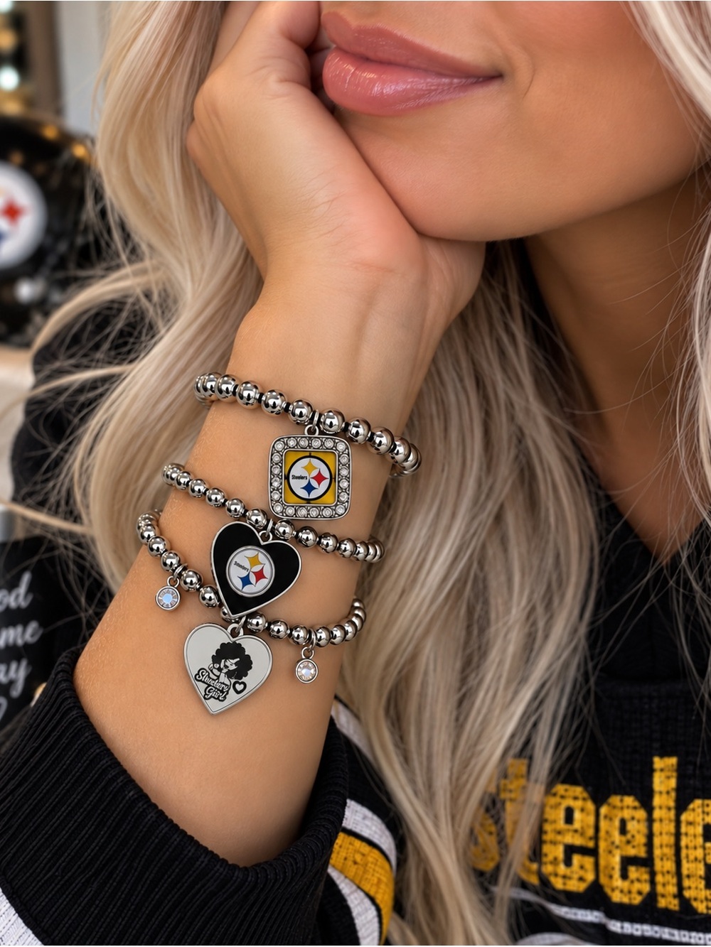 🖤💛 Pittsburgh Steelers Beaded Bracelets